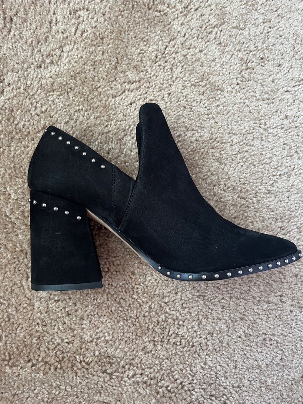 Gianni Bini Studded Suede Booties